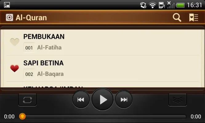 Al-Quran android App screenshot 13